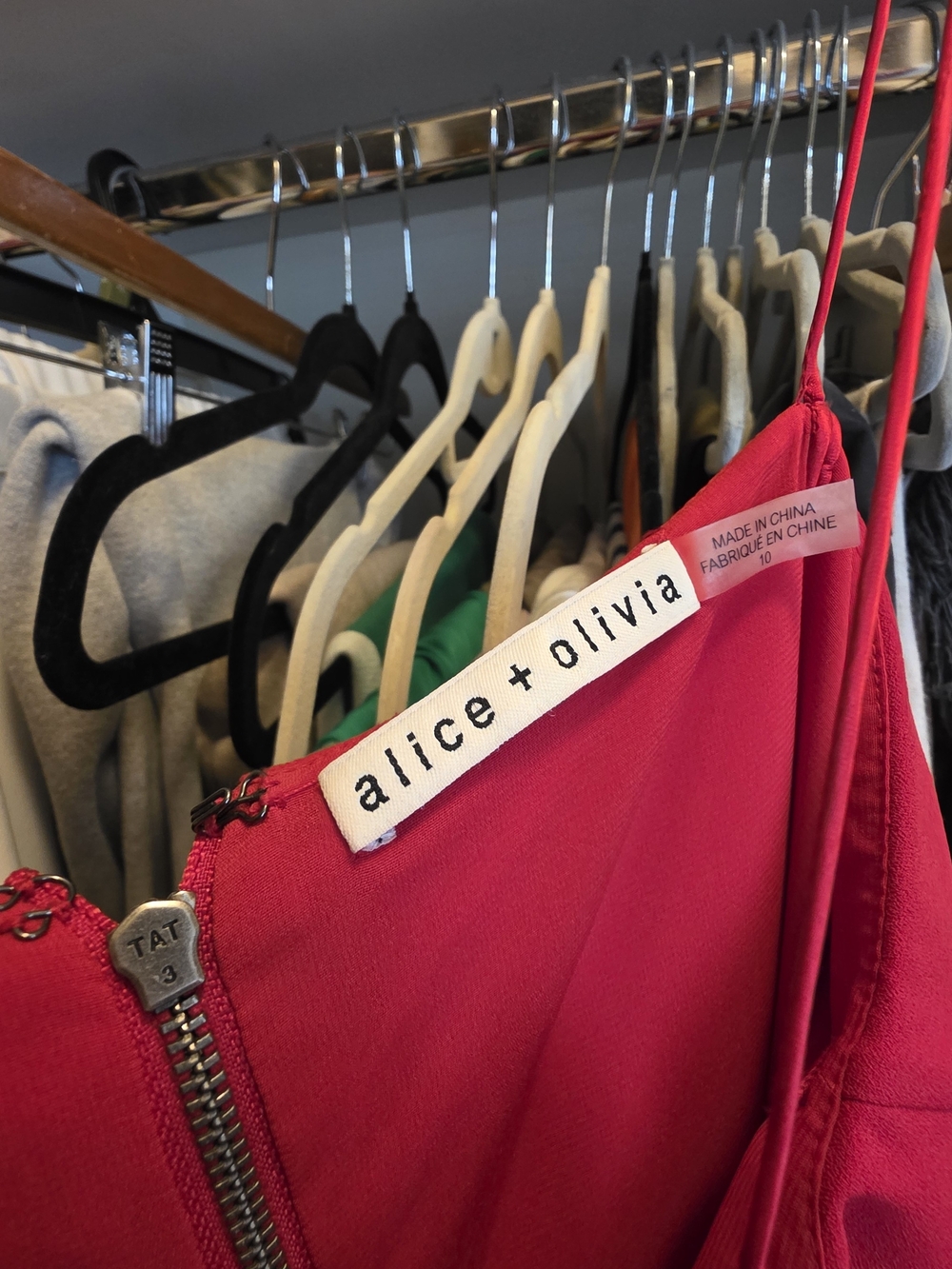 Alice + Olivia Red Dress